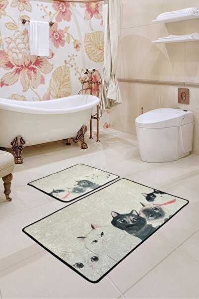 UnicUtil Set covorase baie 2 piese, Modern Look, UnicUtil, Multicolor