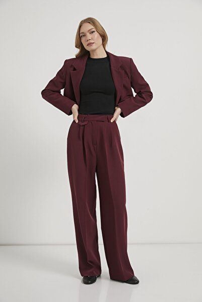 Arma Life ARMALIFE 057 DVOSTRUKO PLISEIRANE ŽENSKE PANTALONE OD TKANINE SA DE...