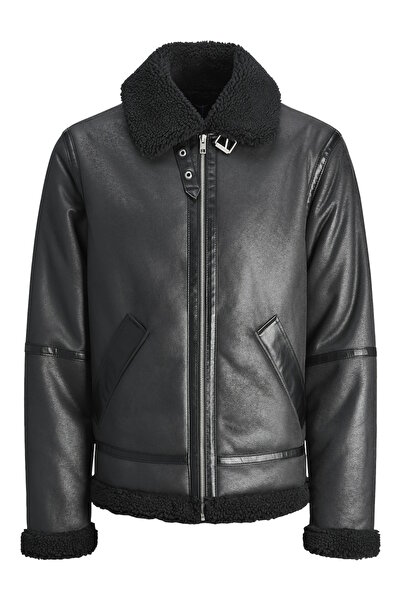 Jack & Jones Jacke COLE AVIATOR Lederjacke
