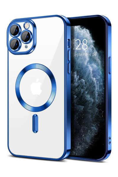 OEM Luxury Magnetic Case, camera protection, for iPhone 11 Pro, Dark Blue