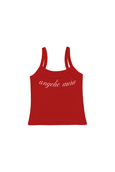 lethestudios Μπλούζα με τιράντες και στάμπα Αγγελικής Αύρας