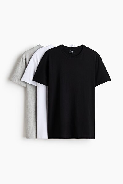 H&M 3'lü Slim Fit Tişört