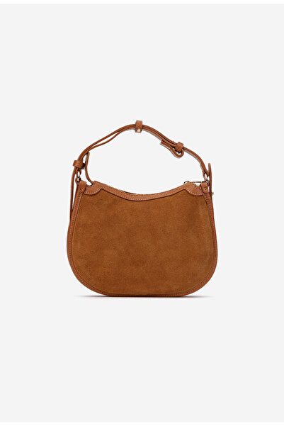 Dasha Women's brown Leather purse with adjustable strap