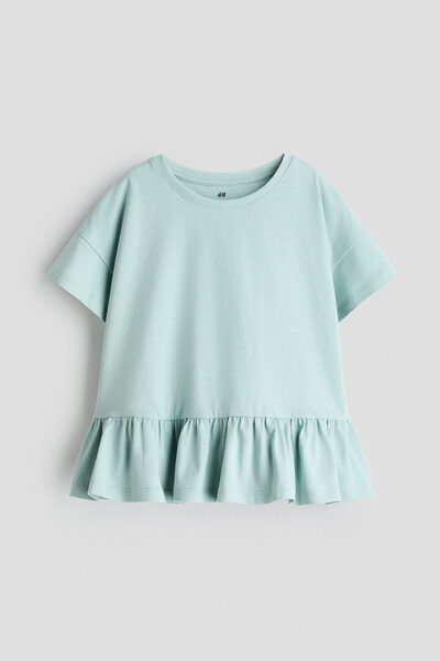 H&M Pamuklu ve Peplumlu Üst