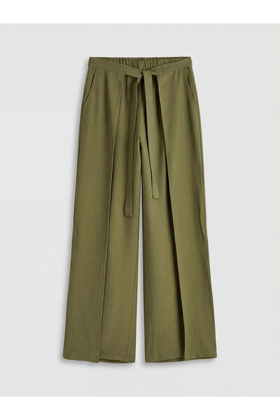 LC Waikiki Lcw vision women's wide leg pants with elastic waistband