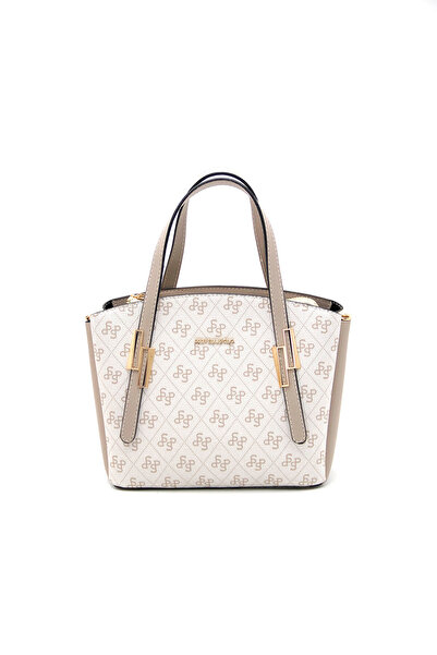 Silver Polo Women / Girls Shoulder Bag 1021-42907 Bag Si M178 Beige-Matte Sand