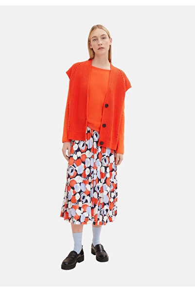 Tom Tailor Pullover Unifarbener Strickpullover mit Rundhalsausschnitt in Regu...