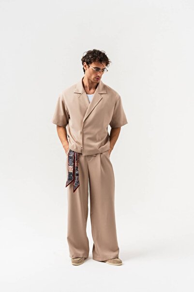 go gang own Σετ Sienna με διπλό πέτο κουμπωτά κουμπώματα και ελαστικό υφασμάτ...