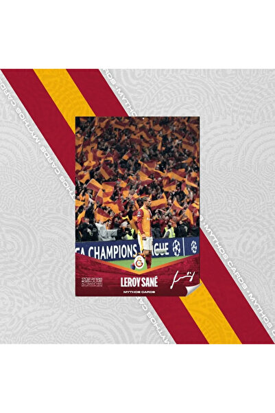 Galatasaray X JUVENTUS - LEROY SANE İMZALI STATİK POSTER