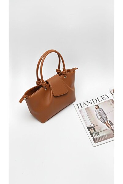 Handley Women's Luxury Hand and Shoulder Bag with Bag Si Knots and Flap Detail