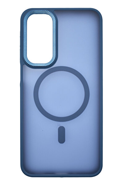 VERTEK Husa Magnetica din Silicon Matte Transparent pentru Galaxy A35 - Navy ...