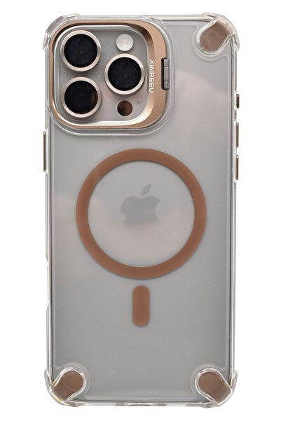 VERTEK Husa Magnetica Metal Camera Stand, Corner Bump, pentru iPhone 12 Pro M...