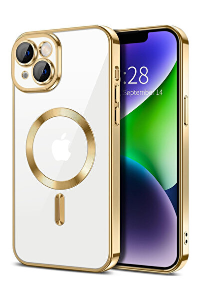 OEM Husa Luxury Magnetica, protectie camere, pentru iPhone 12, Auriu