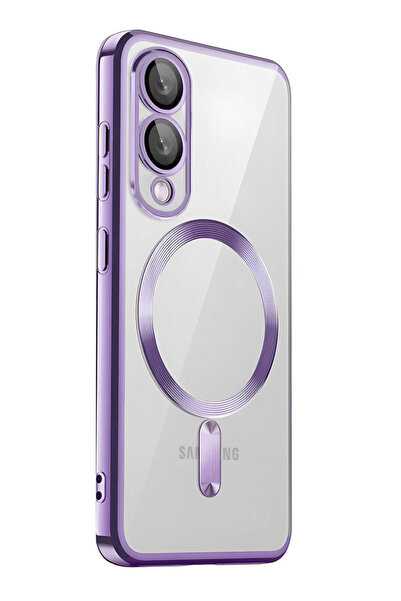 VERTEK Husa Luxury Magnetica, protectie camere, pentru Galaxy S25 Edge, Mov