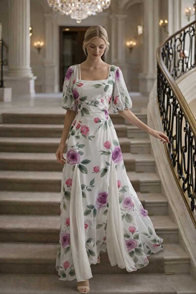 Lanea White floral dress