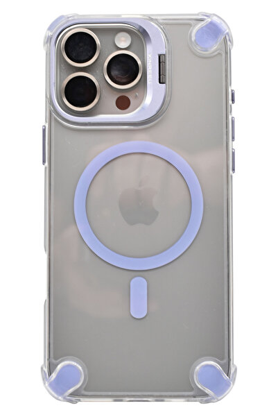 VERTEK Husa Magnetica Metal Camera Stand, Corner Bump, pentru iPhone 11 Pro -...