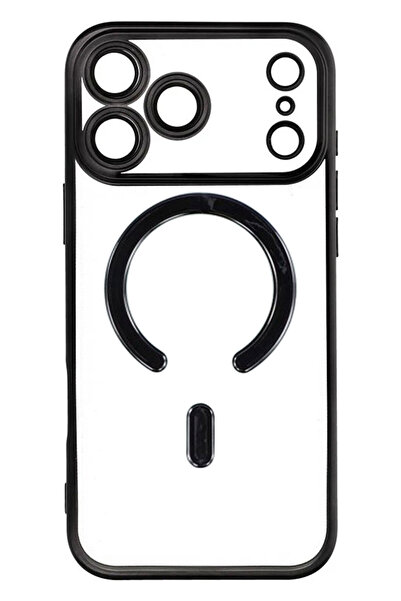 VERTEK Husa Luxury Magnetica, protectie camere, pentru iPhone 17 Pro, Negru