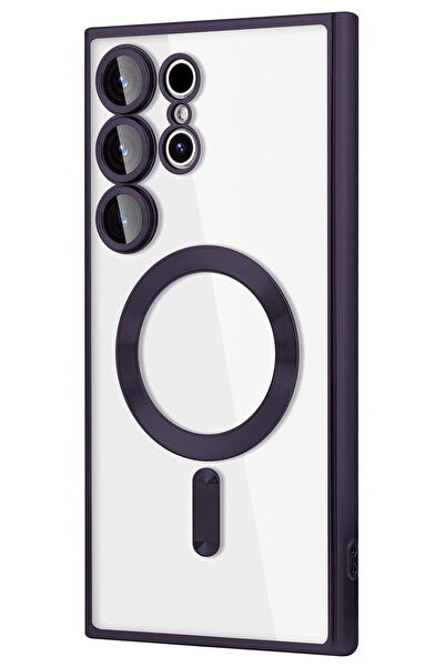 VERTEK Husa Luxury Magnetica, protectie camere, pentru Galaxy S25 Ultra, Mov