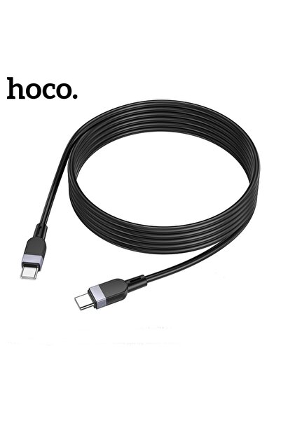 Hoco Soft silicone data cable Type-C - Type-C 60W X109 2 Meters Black