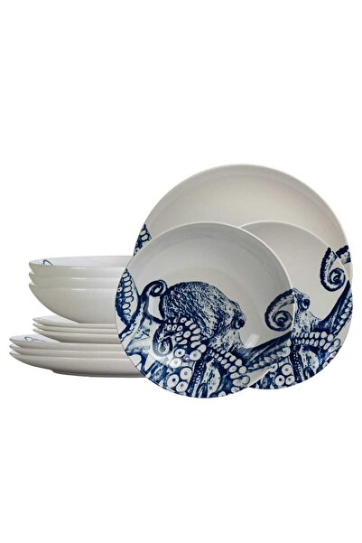 Cesiro Maritime Oceanic Plate Set for 4 Persons