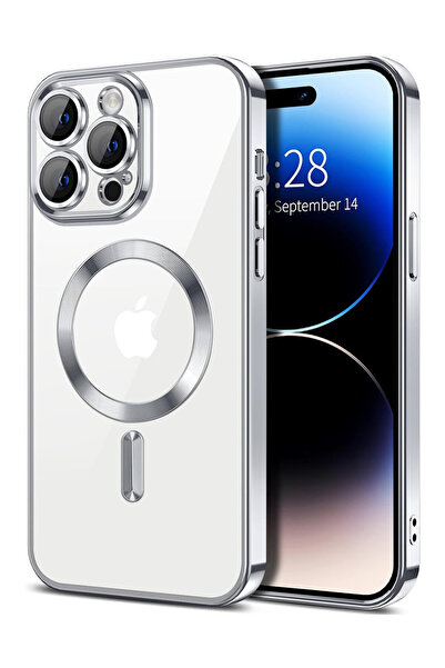 OEM Luxury Magnetic Case, camera protection, for iPhone 12 Pro, Silver