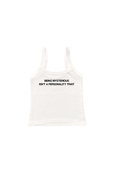 lethestudios Μυστηριώδης Μπλούζα με Τυπωμένα Σχέδια και Τιράντες