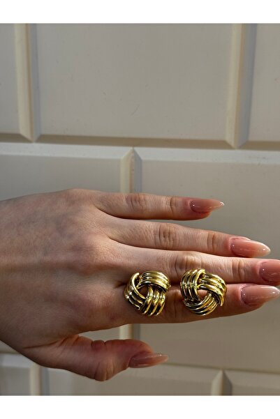 Charmist Steel Mini Knot Spiral Earring