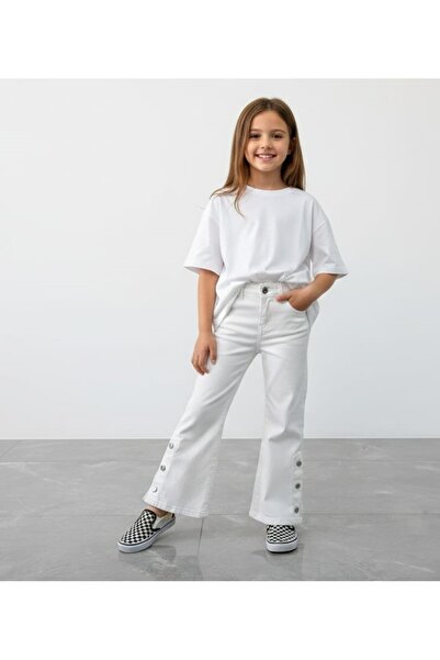 LH LOUIS HILTON KIZ ISPANYOL PACA CITCITLI RENKLI LIKRALI PANTOLON