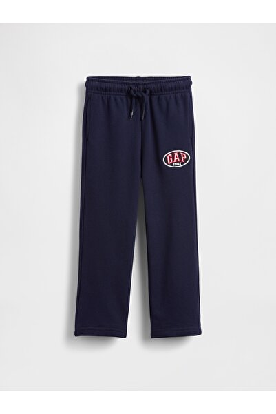 GAP Erkek Bebek Lacivert VintageSoft Terry Sport Logo Eşofman Altı