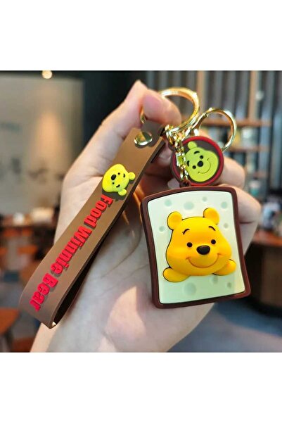 Bakmakistersen Winnie The Pooh Figürlü Silikon Anahtarlık – Sevimli Tasarım