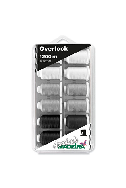 Madeira Blisterbox 12 papiote ata de surfilat Aerolock No.125 8092