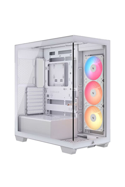 Corsair 3500X RS-R Beyaz 3x120mm ARGB Fan Temperli Cam USB 3.2 Mid Tower E-AT...