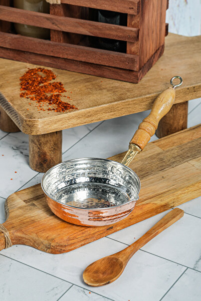 Cooker 14 cm Forged Copper Handmade Sauce Bowl Butter Dish Bk022