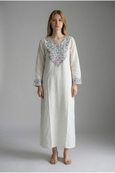 KASHKHA "Authentic Linen " Jalabiya (Linen)