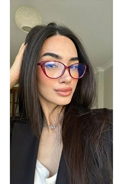 funeyes نظارات ديانا بوردو كات آي ذات إطار رفيع H خفيف مع حماية من الضوء الأز...