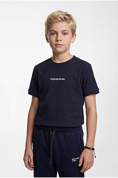 PAULMARK Tekst dečaka Štampano Teksturirano T-shirt