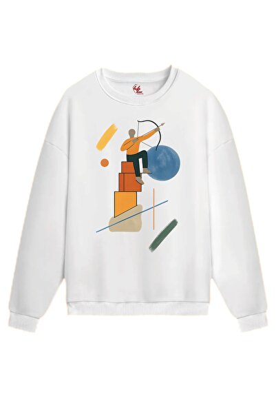 Rabona Fashion Geometric Target Sweatshirt / Hoodie (Optional)