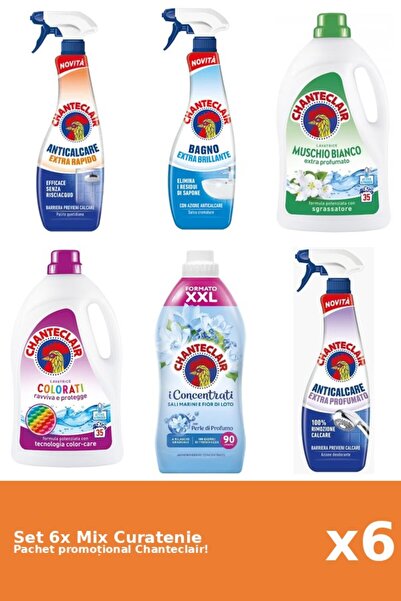 Chanteclair Set of 6 Chanteclair Cleaning Mix: Lotus, Classic, Color, Scented...