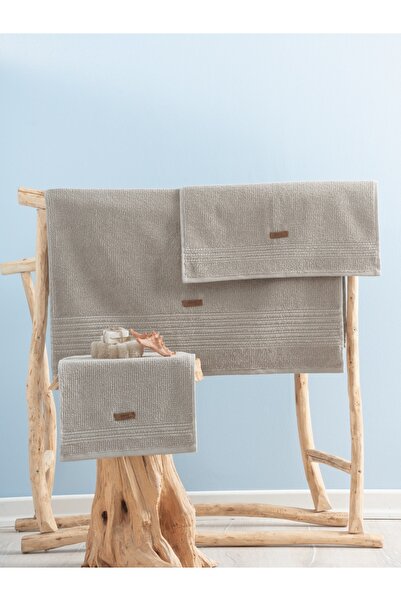 UnicUtil Set de prosoape 3 bucati, Ultra Cozy, UnicUtil, Bej