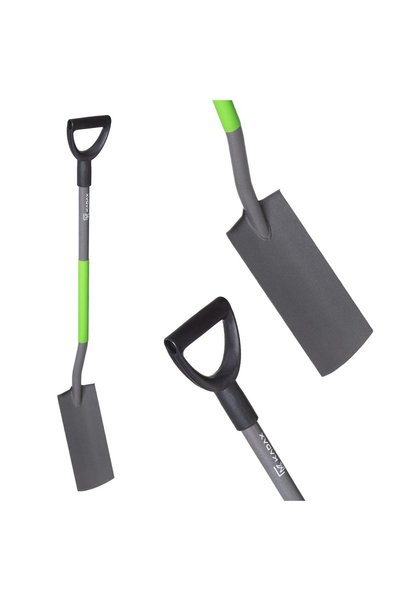 KADAX Lopată 126cm pentru drenaj, lungă, cu gaură îngustă și ascuțită, pentru...