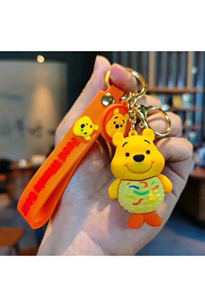 Bakmakistersen Winnie The Pooh Renkli Figürlü Silikon Anahtarlık – Sevimli Ko...
