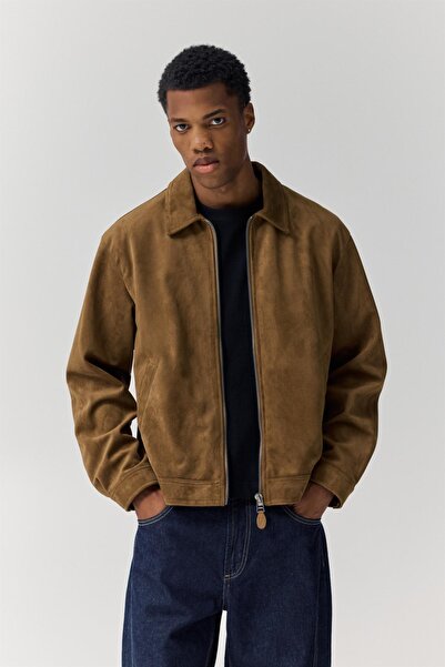 Pull & Bear Suni süet ceket