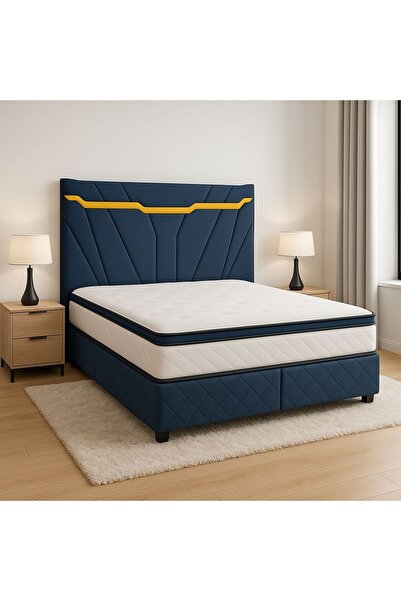 OEM Pat Tapițat Amor Aur 160x200 Gri