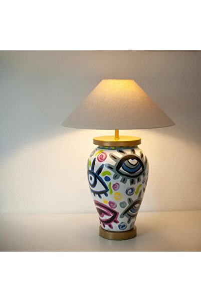 nut Desenli Abajur 55/60 cm