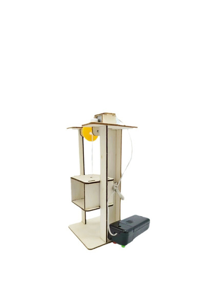Choice1 Elevator DIY Electric Remote Control Lift Elevator Wooden Model Kit S...