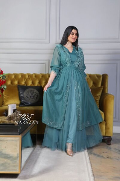 Warazan فستان ملكي حصري بريش