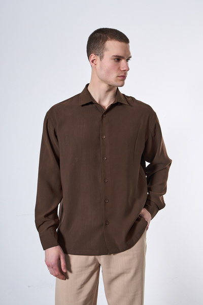 Mesfeno Oversized Modal Fabric Premium Men's Shirt
