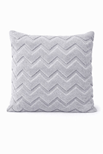 Bumedo وبري قطعة ديكورية غطاء وسادة 42x42 سم نورديك زيجزاك بي بنمط متعرج ناعم...