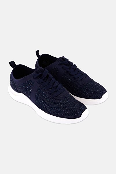 CLARKS Women Nova Spark Lace Up Casual Shoes, Navy