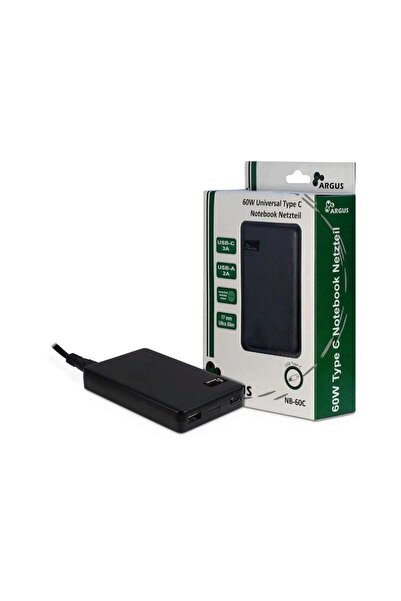 Inter-Tech Incarcator Laptop laptop Argus NB-60C, 60W (Negru)